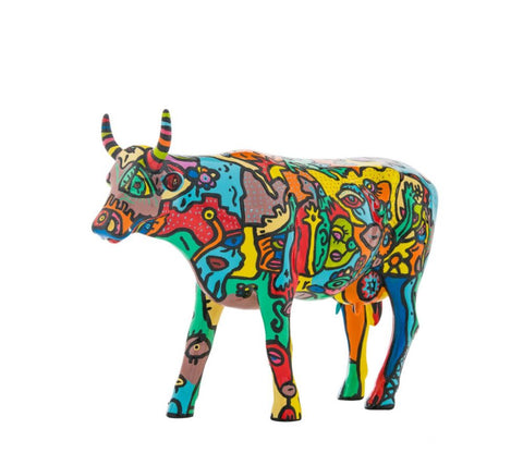 "COW PARADE L MOO YORK CELEBRATION ART 46358"