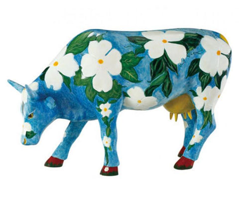 "COW PARADE L COWALINA DOGWOOD ART 46736"