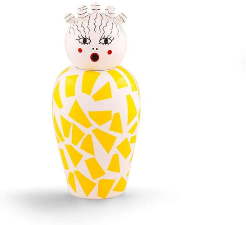 VASO IN DOLOMITE CON COPERCHIO LE CANOPIE-ROSIO 10532 SELETTI YELLOW