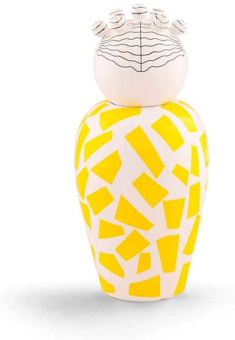 VASO IN DOLOMITE CON COPERCHIO LE CANOPIE-ROSIO 10532 SELETTI YELLOW