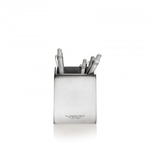 SPALDING ALUMINUM SQUARE PEN HOLDER