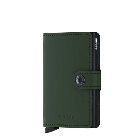 MINIWALLET SECRID MATTE GREEN BLACK