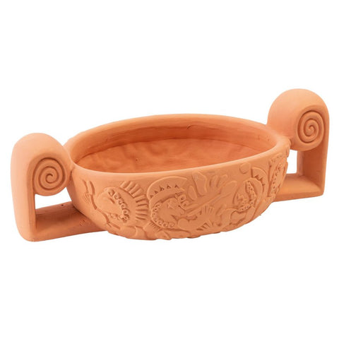 VASO IN TERRACOTTA CENTROTAVOLA SELETTI CM 40X25 H 20 ART 11509