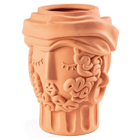 VASO IN TERRACOTTA SELETTI MAN 25X23 H33 ART 11506