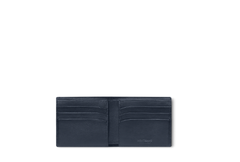 "MONTBLANC SOFT GRAIN BLUE WALLET ART. 127945"