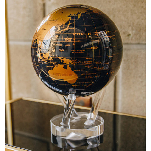 MOVA GLOBE  6 BLACK AND GOLD ART MG-6-GBK