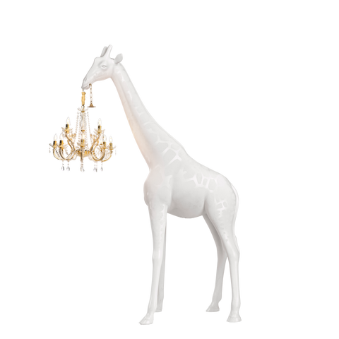 NEW GIRAFFE IN LOVE M WHITE INDOOR