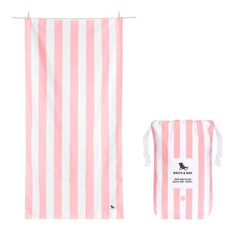 DOCK & BAY TOWEL XL 200X90 MALIBU PINK