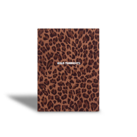 QUADERNO 15X21 RIGHE ASSOULINE LEOPARD WILD THOUGHTS