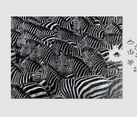 PRINTWORKS WILDLIFE PATTERN ZEBRA PUZZLE