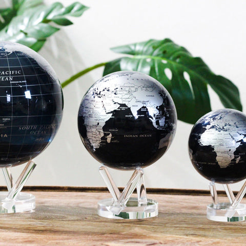 MOVA GLOBE 6' SILVER BLACK ART MG-6-SBE