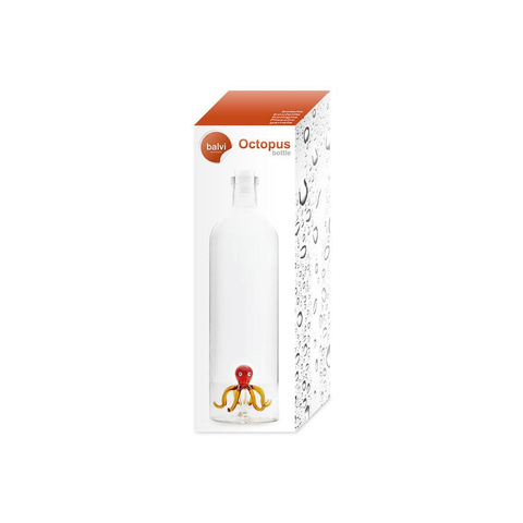 BOTTIGLIA  1.2 LT VETRO BOROSILLICATO OCTOPUS 26544 BALVI TRANSPARENT