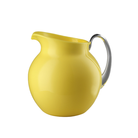 MARIOLUCA GIUSTI YELLOW ENAMEL BALL JUG