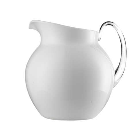 MARIOLUCA GIUSTI WHITE ENAMEL BALL JUG