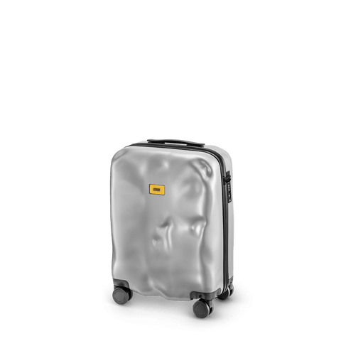 TROLLEY CRASH BAGGAGE ICON 4 RUOTE SMALL  CB161 SILVER