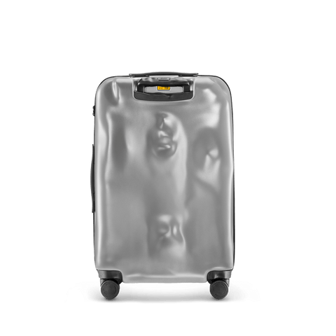 TROLLEY CRASH BAGGAGE ICON 4 RUOTE MEDIUM CB162 SILVER