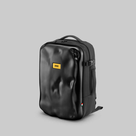 "CRASH BAGGAGE ICONIC CB310 BLACK BACKPACK"