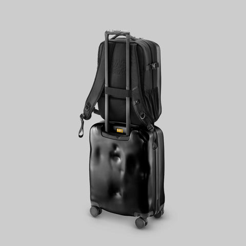 "CRASH BAGGAGE ICONIC CB310 BLACK BACKPACK"