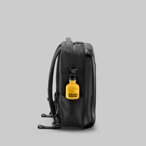 "CRASH BAGGAGE ICONIC CB310 BLACK BACKPACK"