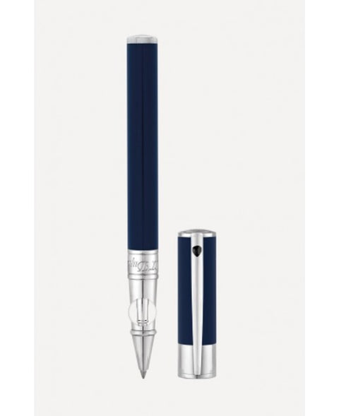 PENNA ROLLER WI DI-INITIAL BLUE/CHROME 262205 S.T. DUPONT BLUE
