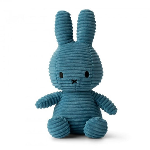 "NIJNTJE MIFFY SITTING CORDUROY CM 23 9" AVIATOR BLUE"