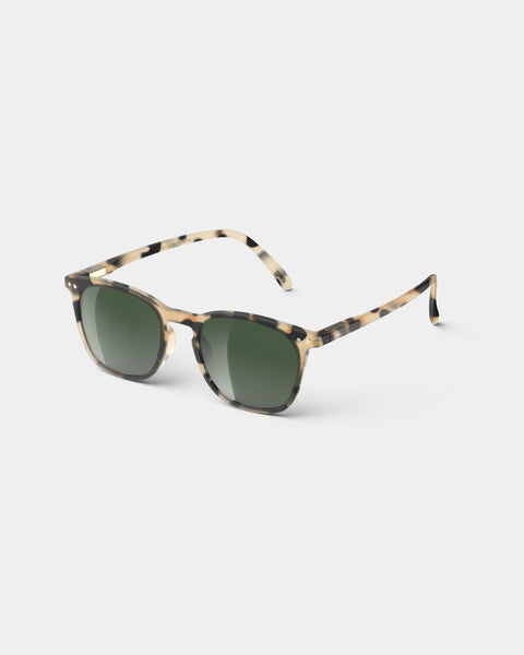 OCCHIALI IZIPIZI SUN POLARIZED MOD. E LIGHT TORTOISE GREEN LENSES