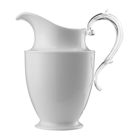 JUG FEDERICA WHITE ENAMEL MARIO LUCA GIUSTI