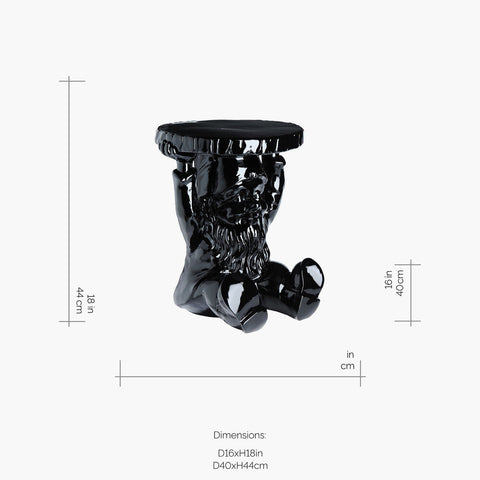 KARTELL ATTILA GLOSSY BLACK ART 08831/09