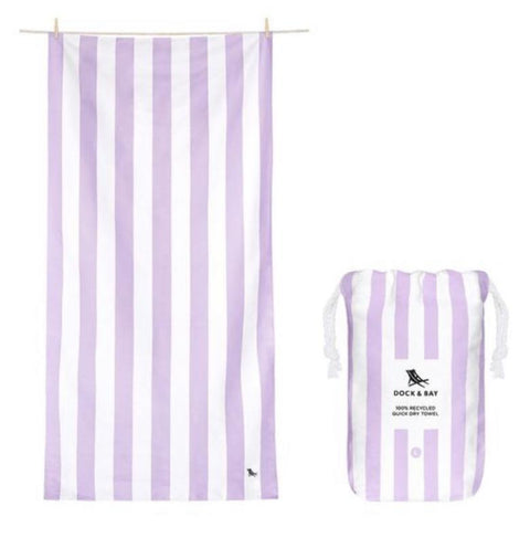 DOCK & BAY TOWEL XL 200X90 LOMBOK LILAC