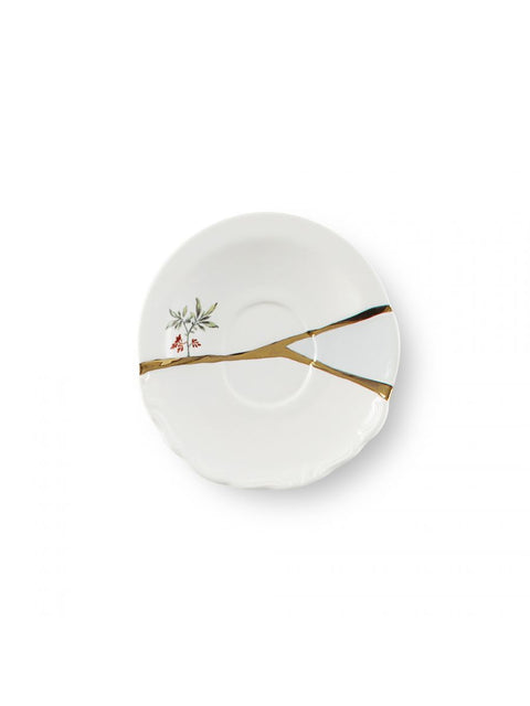 TAZZINA CAFFE' CON PIATTINO SELETTI KINTSUGI N 2 ART 09642