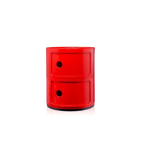 COMODINO COMPONIBILE 2 ELEMENTI  04966/10 KARTELL RED
