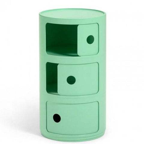 COMODINO COMPONIBILE BIO 3 ELEMENTI 5970/VE KARTELL GREEN
