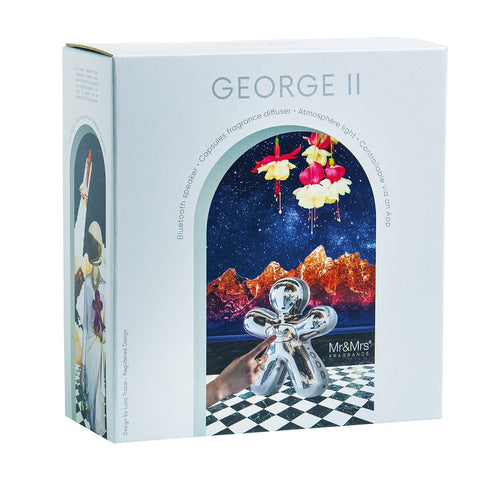 MR. & MRS FRAGRANCE GEORGE II SPEAKER SILVER