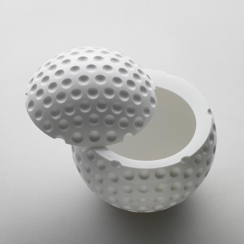 MARIOLUCA GIUSTI WHITE GOLF BALL