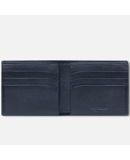 "MONTBLANC SOFT GRAIN BLUE WALLET ART. 127945"