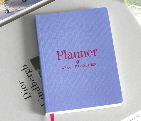 WEEKLY PLANNER TIMELESS BLUE ART PW00584
