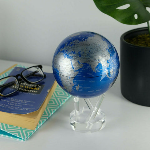 MOVA WORLD GLOBE 4.5 STEEL BLUE ART MG-45-BSE