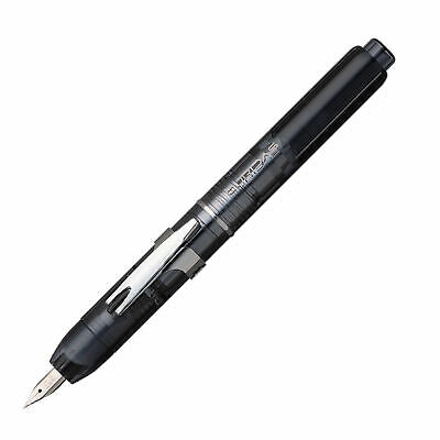 "FOUNTAIN PEN PLATINUM CURIDAS GRAPHITE SMOKE NIB EF"