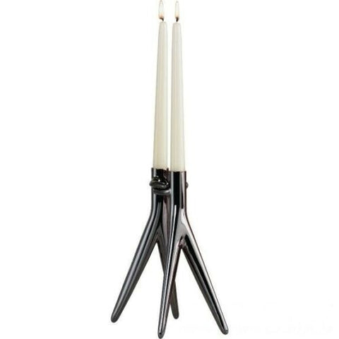 KARTELL CANDLE HOLDER EMBRACE SMOKED ART 1955/CF