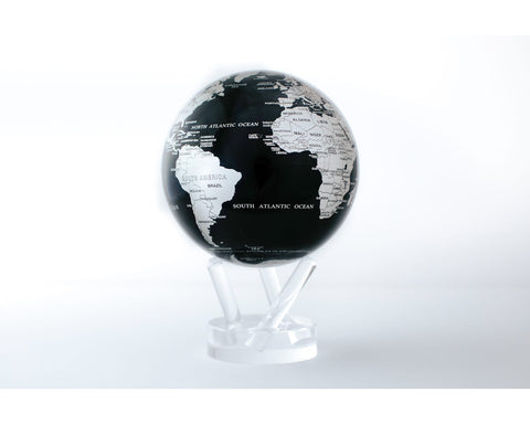 WORLD GLOBE MOVA 8.5 BLACK-SILVER ART MG-85-SBE