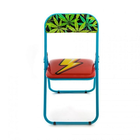 SEDIA BLOW IN METALLO PIEGHEVOLE STUDIO JOB CM. 44 H.47/80 FLASH NEW SELETTI