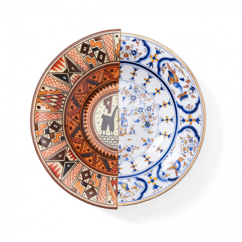 SOUP PLATE IN PORCELAIN SELETTI HYBRID TULA ART 09131