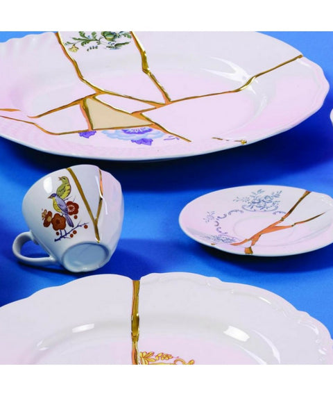 SELETTI TRAY IN KINTSUGI PORCELAIN ART 0655