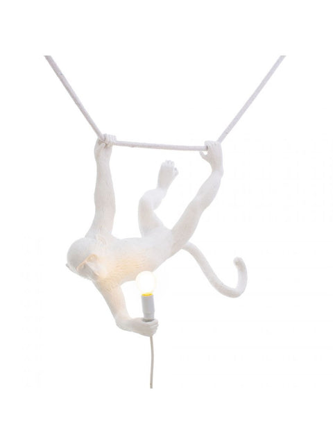 LAMPADA RESINA SELETTI INDOOR MONKEY WHITE ART 14875