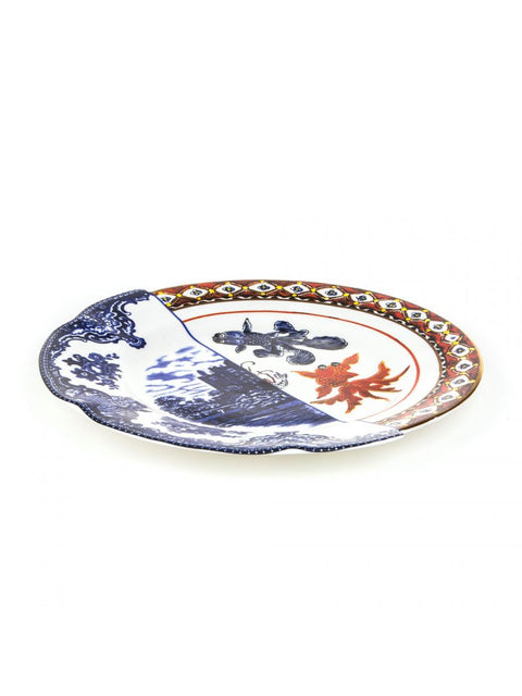 SELETTI PORCELAIN FLAT PLATE DIAM. CM. 27.5 HYBRID ISAURA