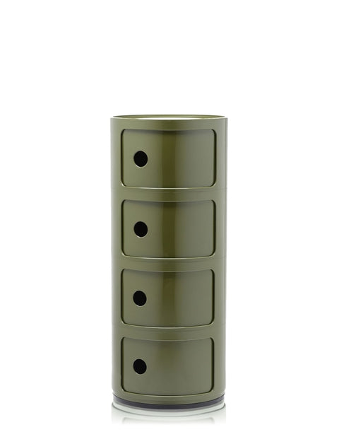 COMODINO COMPONIBILE 4 ELEMENTI 0498518 KARTELL GREEN