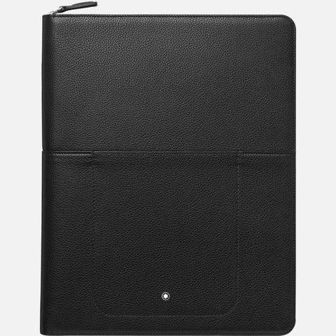 MONTBLANC NOTEPAD HOLDER SOFT GRAIN ZIP ART 126232