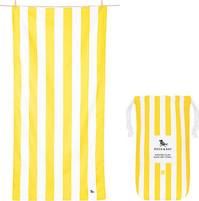 DOCK &amp; BAY TOWEL XL 200X90 BORACAY YELLOW