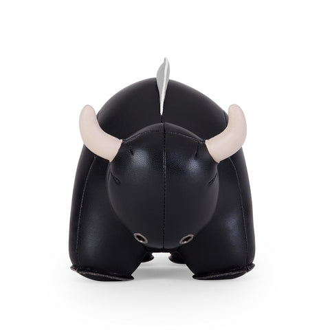 ZUNY BOOKEND 1KG BULL BULOO BLACK AND WHEAT